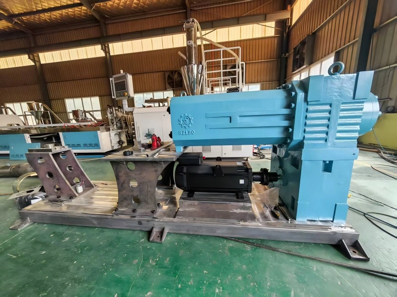 SJSZ80/156 WPC ekstruder Instalacija