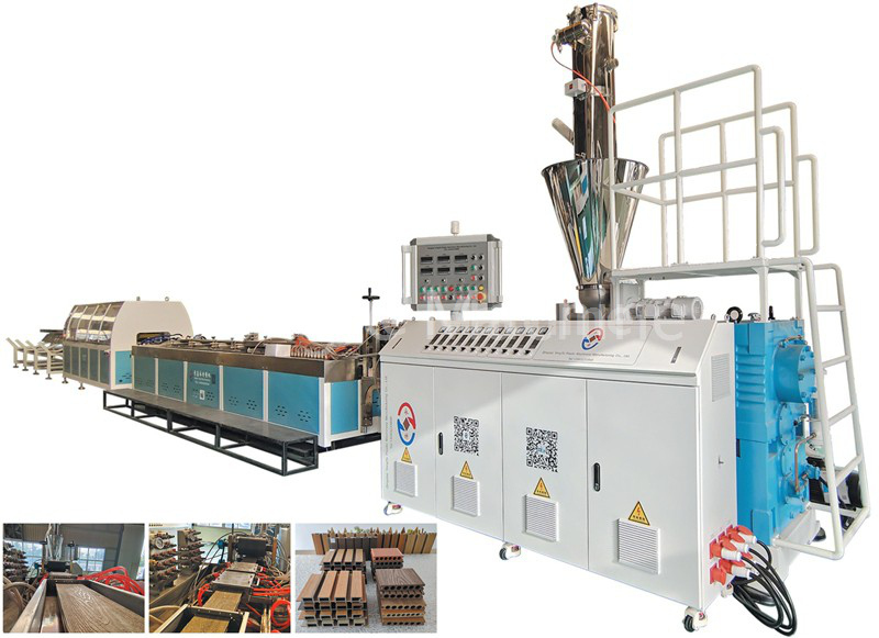 WPC profile extrusion line